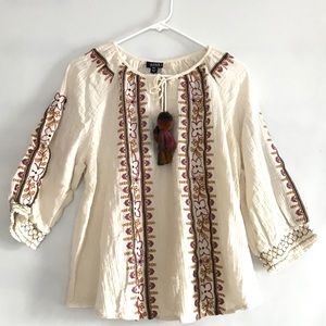 A.n.a cotton blouse Size Petite XL